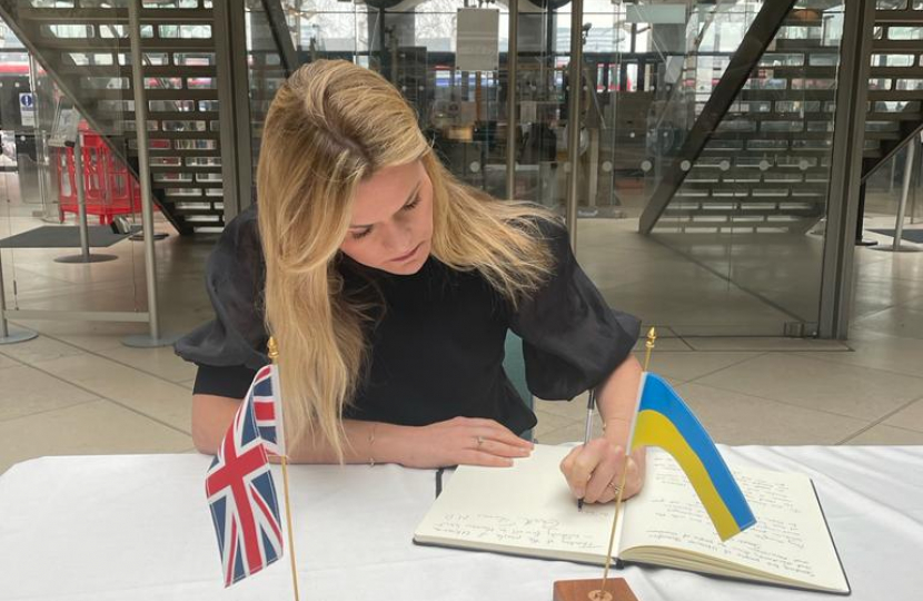 LF signing the Ukraine Book of Solidarity