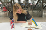 LF signing the Ukraine Book of Solidarity