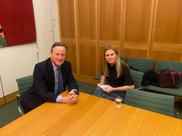 Laura and Lord Cameron